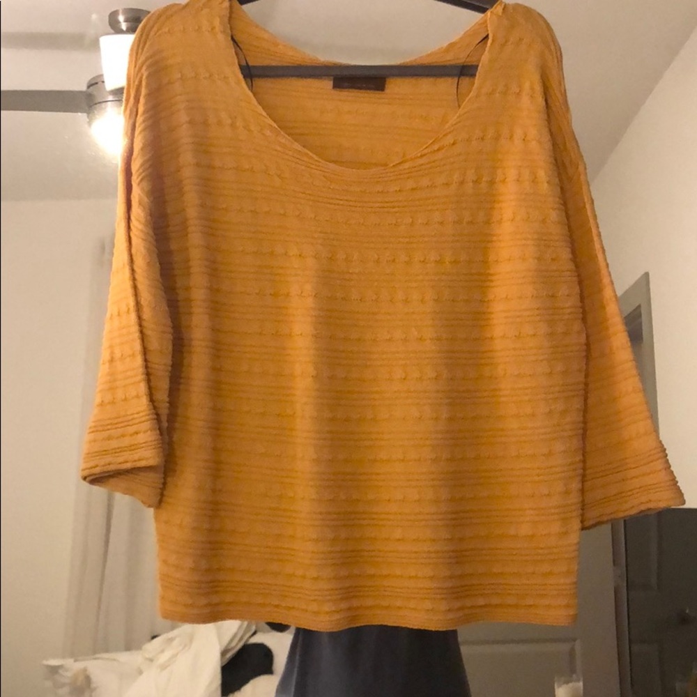 Flute sleeve lightweight sweater